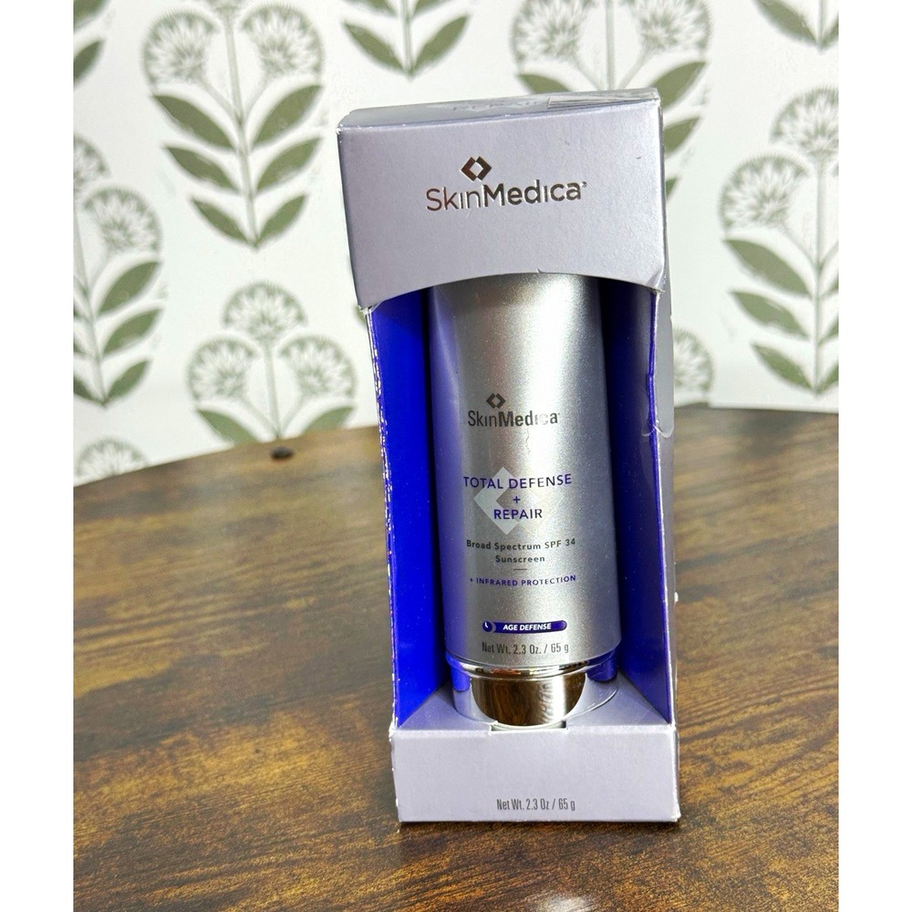 SkinMedica Total Defense + Repair Sunscreen SPF 34 2.3 oz EXP 2027/09 New Sealed